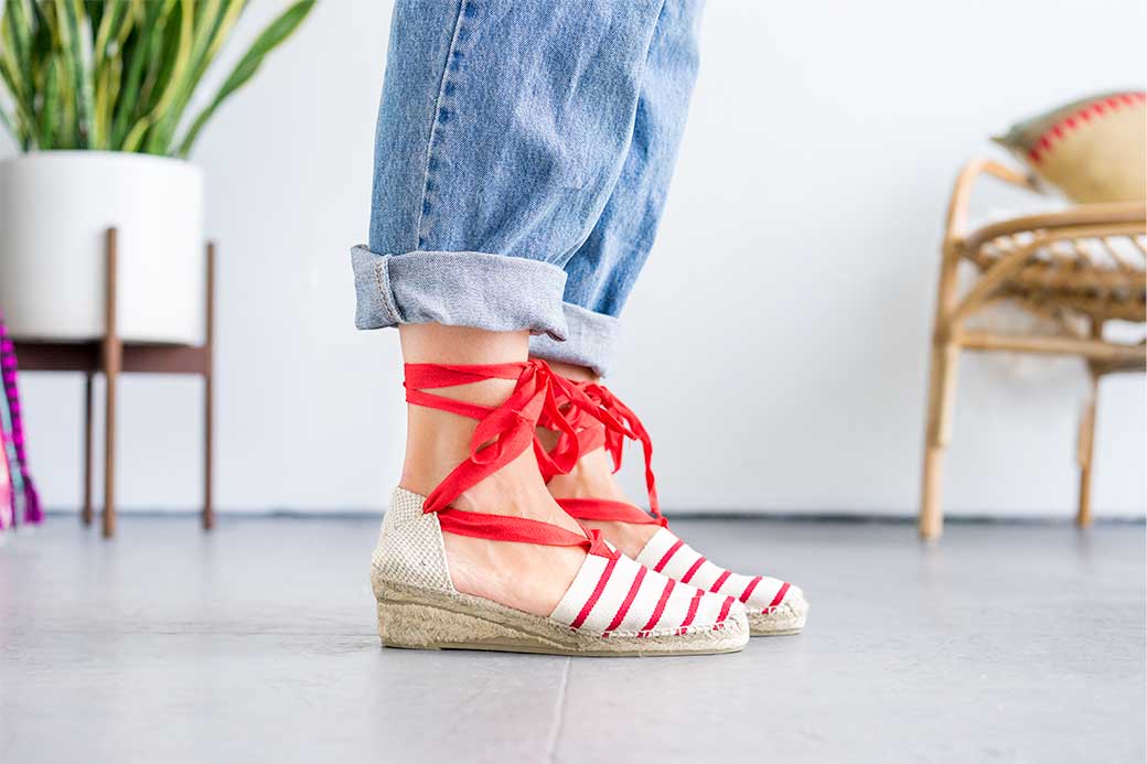 Outlet FINAL SALE - Classic Mediterranean Red Stripes